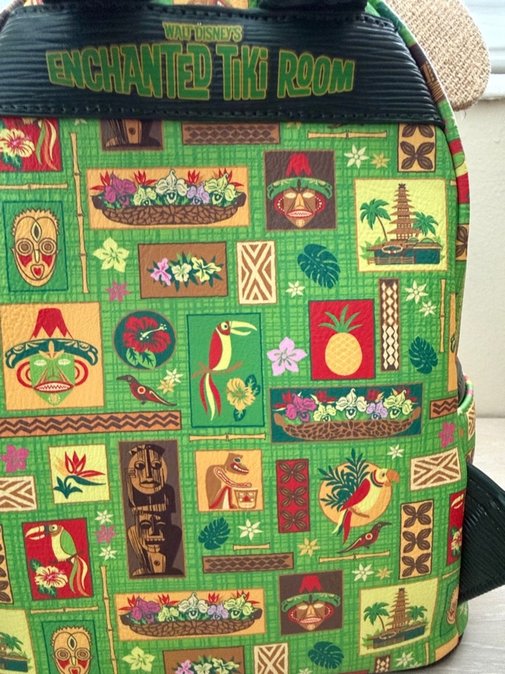Disney Loungefly 50th Anniversary Enchanted Tiki Room Mini Backpack - Picture 3 of 11